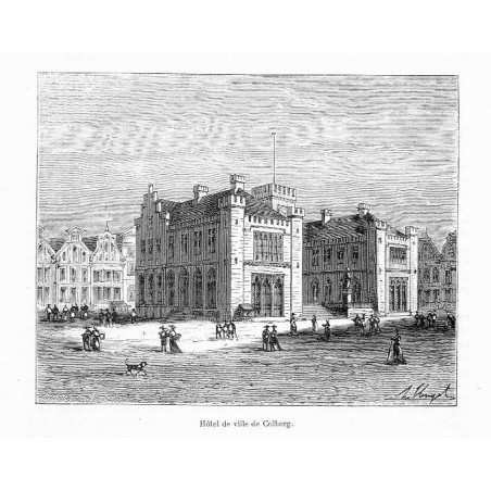 "Hôtel de ville de Colberg."