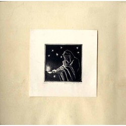 "Noc" / Postać kobiety (zakonnicy?) z kagankiem