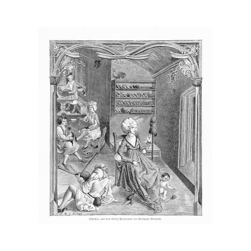"Schuster, aus dem Codex Pictoratus des Balthasar Boeheim."