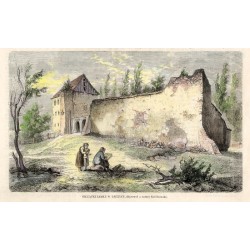 "SZCZĄTKI ZAMKU W ŁĘCZYCY. (Rysował z natury Królikowski)"