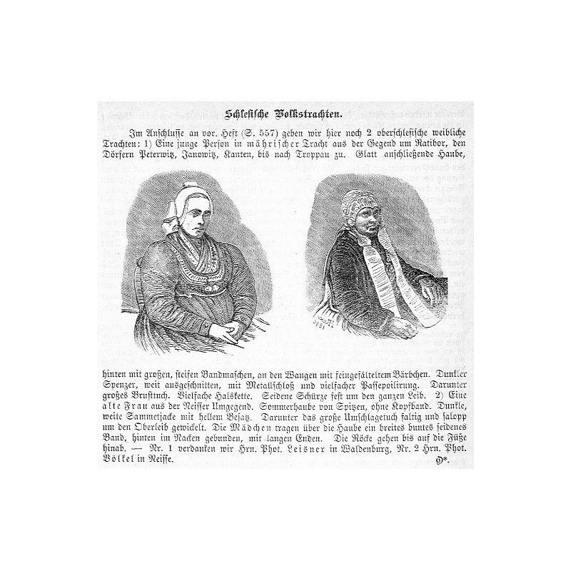 "Schlesische Volkstrachten."