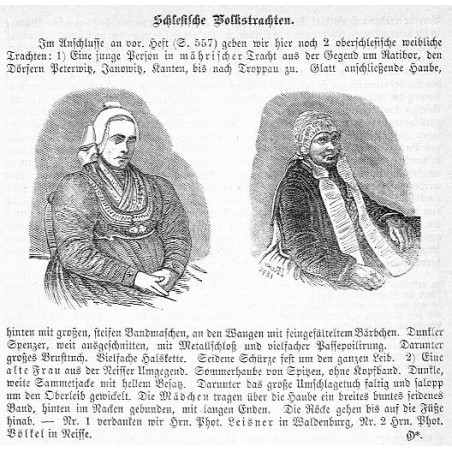 "Schlesische Volkstrachten."