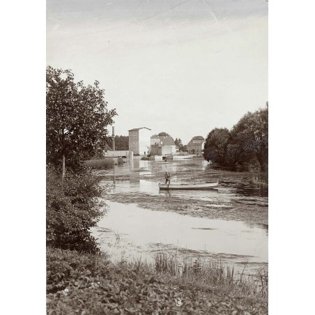 " Pl. 909 Regenwalde Blick auf Mühle"