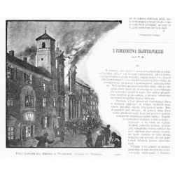 "Pożar kościoła Św. Marcina w Warszawie. Rysunek St. Wolskiego. (2559)"
