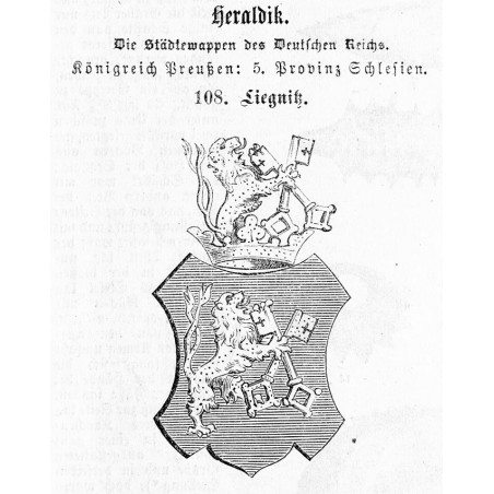 Legnica. Herb miasta / "108. Liegnitz."