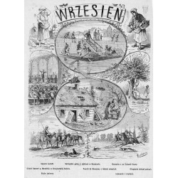 "WRZESIEŃ. Kopanie kartofli. Galicyjskie galary z jabłkami w Warszawie. Owocarka z za Żelaznéj Bramy. Ostatni koncert p. Mansfel