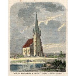 Kościół parafialny w Bninie / "KOŚCIÓŁ PARAFIALNY W BNINIE. (Rysował na drzewie Cegliński)."