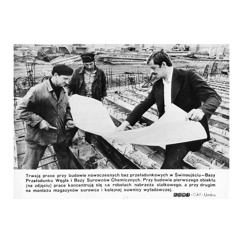 "Trwają prace przy budowie nowoczesnych baz przeładunkowych w Świnoujściu - Bazy Przeładunku Węgla i Bazy Surowców Chemicznych [