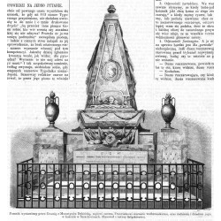 "Pomnik wystawiony przez Urszulę z Morsztynów Dębińską, mężowi swemu, Franciszkowi staroście wolbromskiemu, oraz rodzicom i dzia