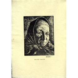 12 "Góralka z Wisły - drzeworyt (1934)"