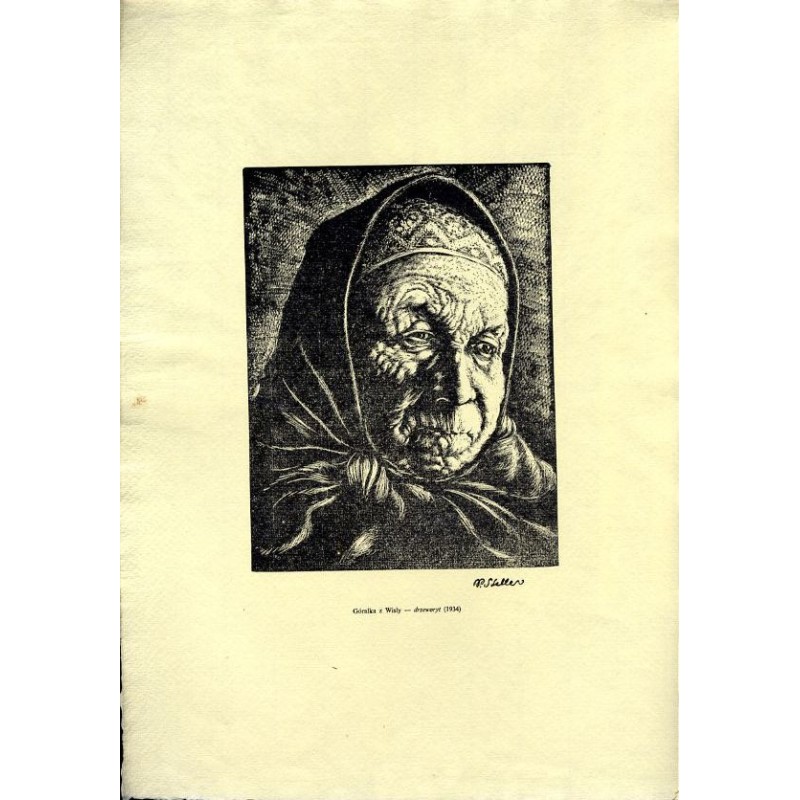 12 "Góralka z Wisły - drzeworyt (1934)"