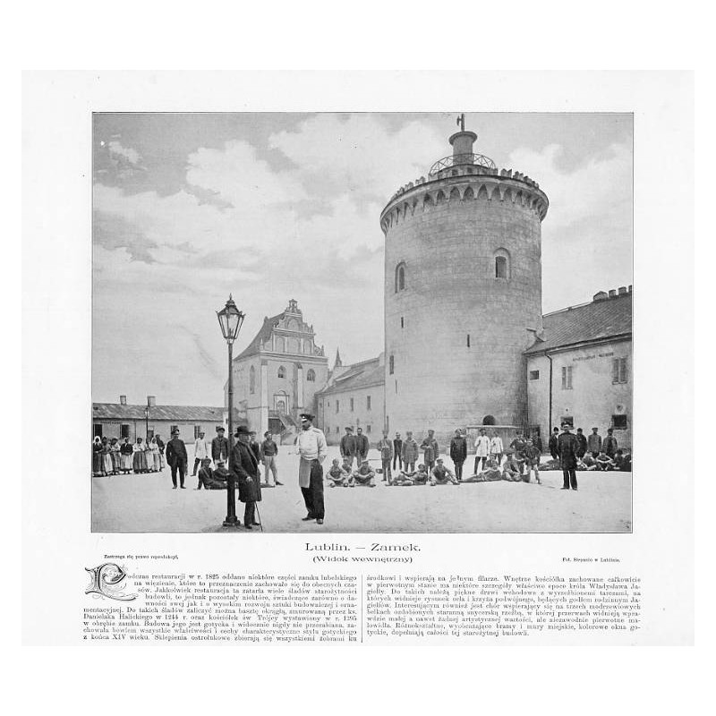 "Lublin. - Zamek. (Widok wewnętrzny)"