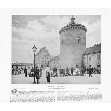 "Lublin. - Zamek. (Widok wewnętrzny)"