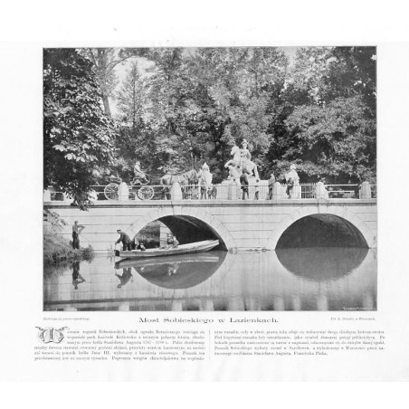 "Most Sobieskiego w Łazienkach."
