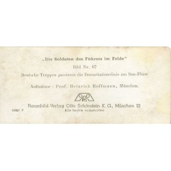 "Bild Nr. 67 Deutsche Truppen passieren die Demarkationslinie am San-Fluss"