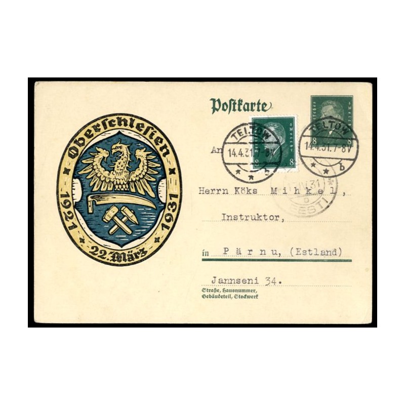 "Oberschlesien 1921-1931 22. März"