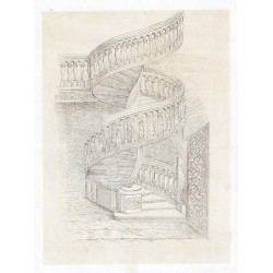 "21. Wendeltreppe im Rathhause zu Danzig."