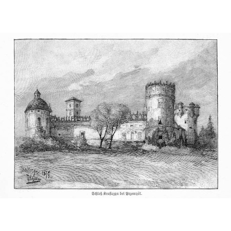 "Schloß Krasiczyn bei Przemyśl."