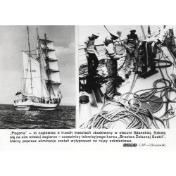 ""Pogoria" - to żaglowiec o trzech masztach zbudowany w Stoczni Gdańskiej [...] KAW-CAF - Uklejewski"