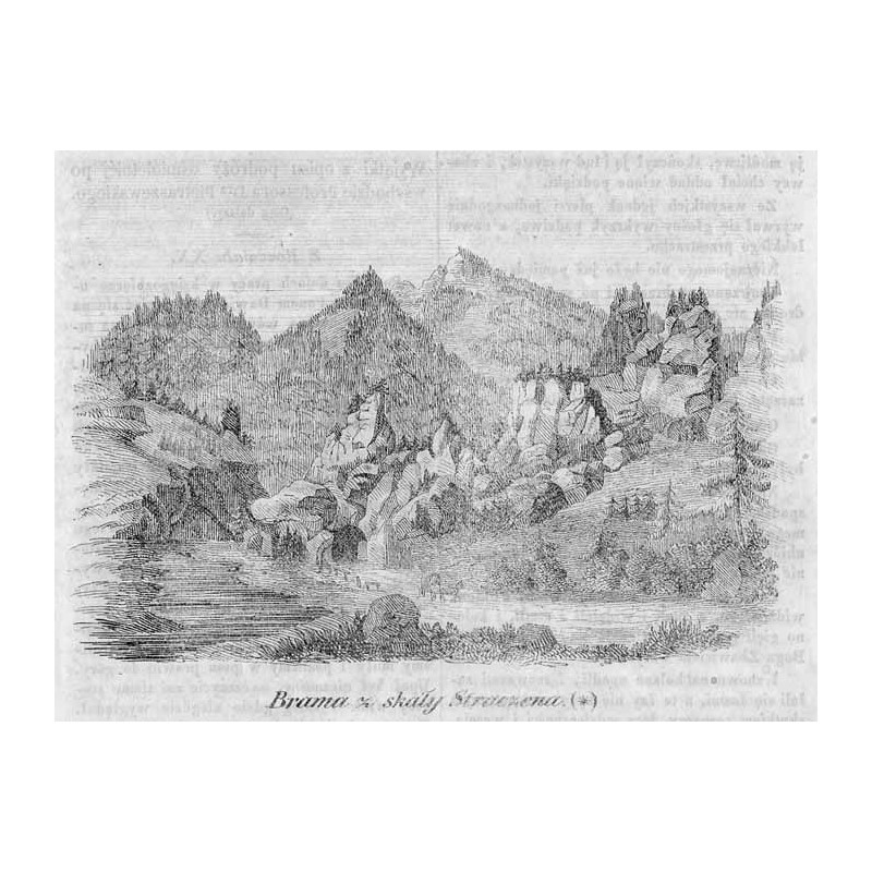 "Brama z skały Straczena. [...]"