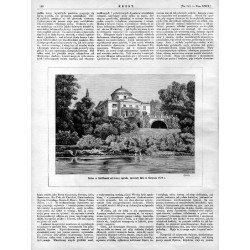 "Pałac w Królikarni od strony ogrodu, zgorzały dnia 14 Sierpnia 1879 r. (5413)"