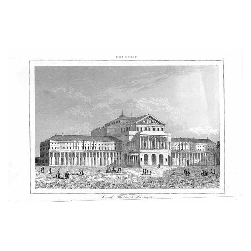 Warszawa. Teatr Wielki / "POLOGNE. 52. Grand Théâtre de Warsovie."