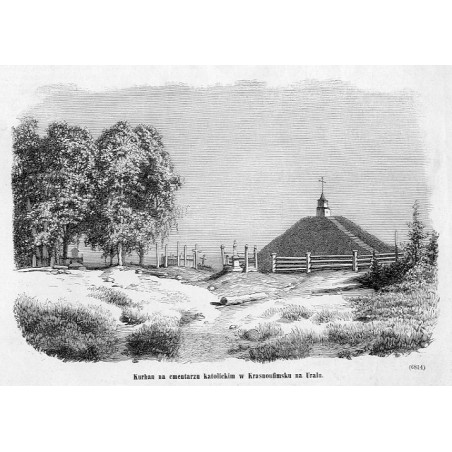 "Kurhan na cmentarzu katolickim w Krasnoufimsku na Uralu. (6814)"