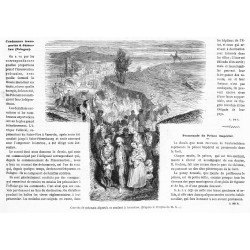 "Convois de polonais déportés se rendant à Jarroslaw. (D'aprés le croquis de M. K...)"