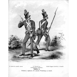 "Tablica 5. Żołnierze z regimentu № 2 jenerała Wodzickiego, na czatach."