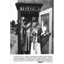 "[...] z Zakładów Przemysłu Odzieżowego "Damina" w Brzezinach. [...] KAW-CAF - Zbraniecki"