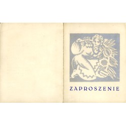 ZAPROSZENIE (na odczyt w Krakowie w dniu 6.11.1933 prof. Henryka Uziembło)