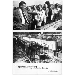 "4. Drogowa trasa średnicowa GOP. Budowę wizytował Manfred Gorywoda fot. J. Chojkowski"