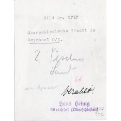"Oberschlesische Tracht in Weichsel O/S Teschener Land [...]"