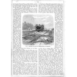 "Ein deutscher Trollhätta-Canal." [1] "Nr. I. Uebergang vom Canal zur Schiffwagenbahn bei Buchwalde." [2] "Nr. II. Die Seilsche