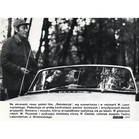 "Na ekranach nowy polski film, "Rekolekcje", wg scenariusza i w reżyserii W. Leszczyńskiego [...] KAW - ZRF"