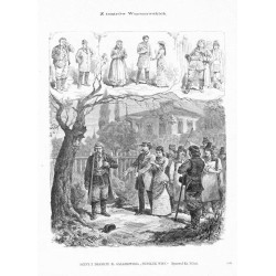 Sceny z dramatu K. Galasiewicza "Wspólne winy" / "SCENY Z DRAMATU K. GALASIEWICZA "WSPÓLNE WINY". Rysował Ks. Pillati. 1010"