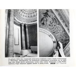 "W połowie 1978 roku rozpoczęto prace przy urządzaniu wnętrz Zamku Królewskiego [...] KAW-CAF - Sokołowski"