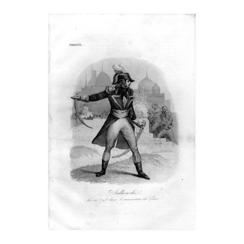 "Sułkowski, tué en 1798 dans l'insurrection du Caire"
