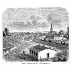 "Ostseebad Swinemünde vom Walde aus gesehen."