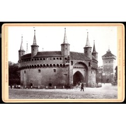 "6857. Kraków. - Rondel bramy Floryańskiej. Krakau. - Rondell und Florianer Thor."
