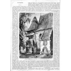 Kościół w Dębnie / "KOŚCIÓŁ W DĘBNIE. (Rysował z natury Matejko) [...]."