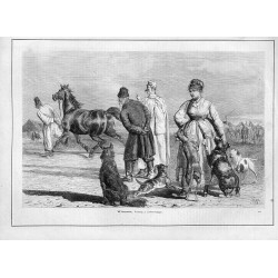 "Wieczór. Rysunek J. Chełmońskiego. 442"