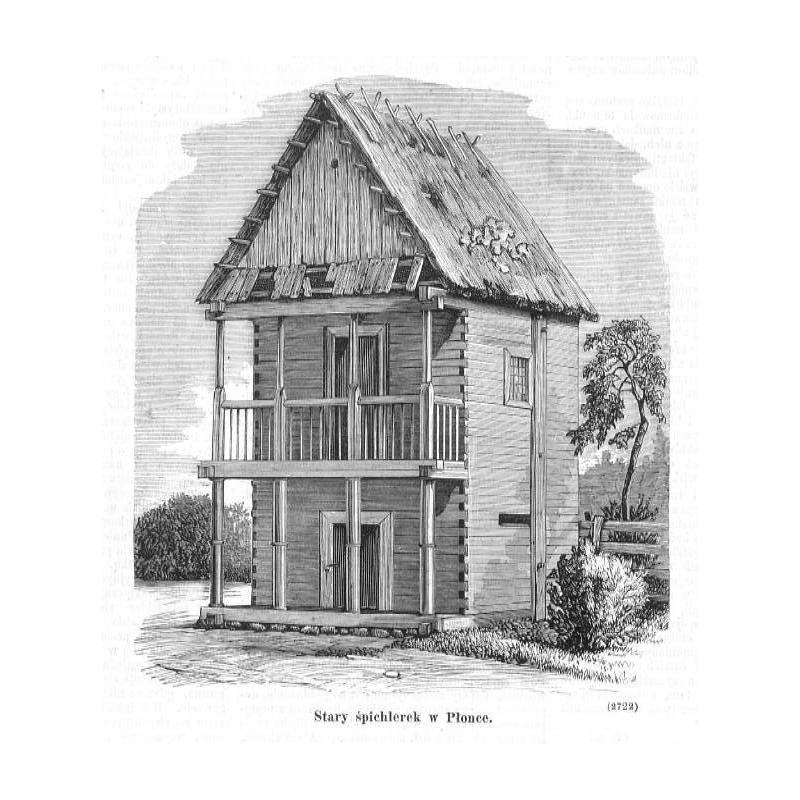 "Stary śpichlerek w Płonce. (2722)"