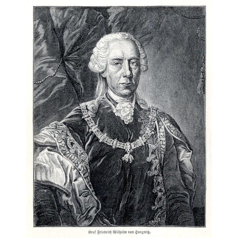 "Graf Friedrich Wilhelm von Haugwitz."