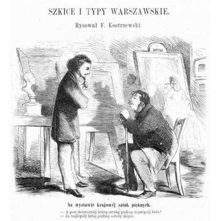 "Na wystawie krajowéj sztuk pięknych."