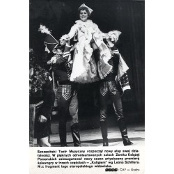 "Szczeciński Teatr Muzyczny rozpoczął nowy etap swej działalności. W pięknych odrestaurowanych salach Zamku Książąt Pomorskich z