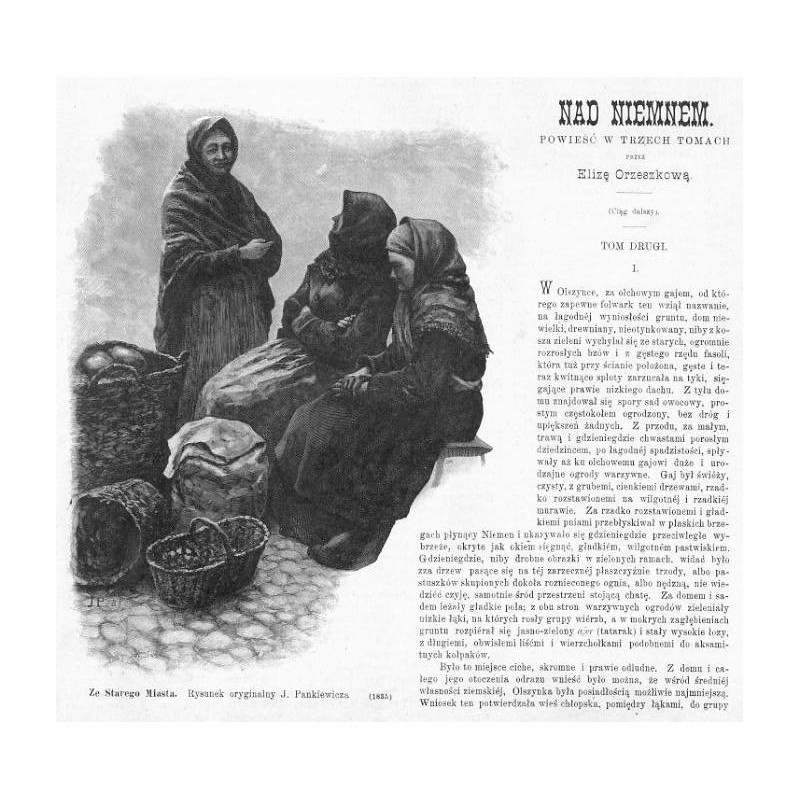 "Ze Starego Miasta. Rysunek oryginalny J. Pankiewicza (1835)"