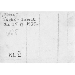 [1] ""Obozy" Troki - Kościół (wewnątrz) dn. 26.VII.35r. Kl. VI" [2] ""Obozy" Troki - Kościół dn. 26.VI.1935r. Kl. VI" [3] ""Ob