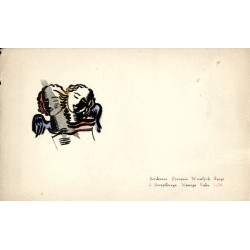 "Serdeczne Życzenia Wesołych Świąt i Szczęśliwego Nowego Roku 1938"