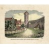 "Dom Długoszowy Psałteryi na dziedzińcu Zamku Krakowskiego, zniesiony w 1856 roku. (5633)"
